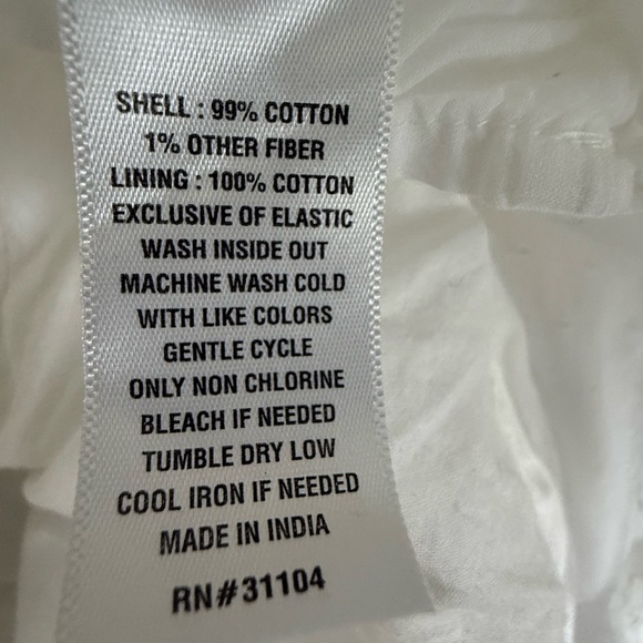 Crown & Ivy White Puff Sleeve Blouse - Picture 8 of 8